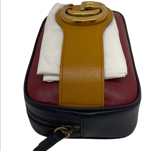 Gucci GG Marmont Cosmetic Case New Sakai Dahlia Pouch Clutch Wristlet - Picture 4 of 16